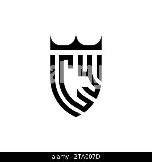 CY Luxury initial logo letters in high quality professional design that will print well Stock Vector