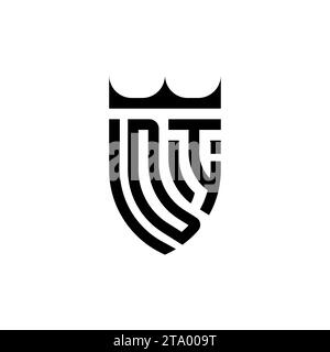 DI Luxury initial logo letters in high quality professional design that will print well Stock Vector