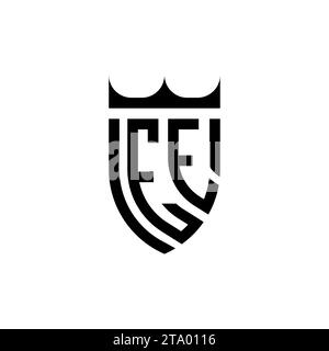 EE Luxury initial logo letters in high quality professional design that will print well Stock Vector
