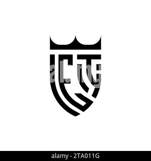 EI Luxury initial logo letters in high quality professional design that will print well Stock Vector