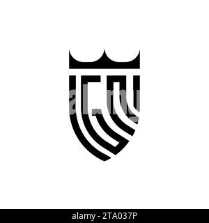 GN Luxury initial logo letters in high quality professional design that will print well Stock Vector