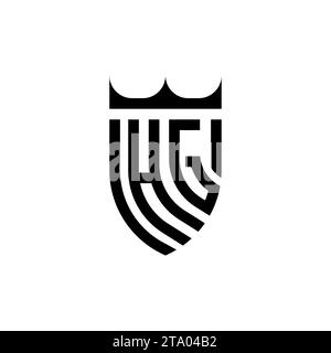 HG Luxury initial logo letters in high quality professional design that will print well Stock Vector