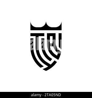 IB Luxury initial logo letters in high quality professional design that will print well Stock Vector