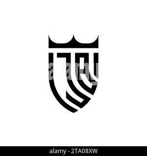 JB Luxury initial logo letters in high quality professional design that will print well Stock Vector