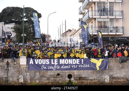 Start of the Vendee Globe, in Les Sables d'Olonne, France, on November 6th, 2016 - Photo Olivier Blanchet / DPPI Stock Photo