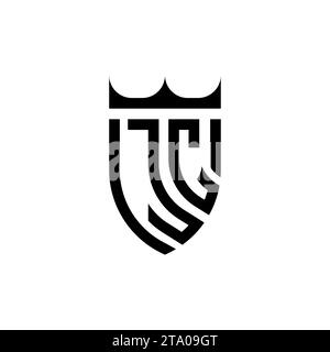 JC Luxury initial logo letters in high quality professional design that will print well Stock Vector