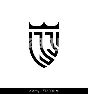 JJ Luxury initial logo letters in high quality professional design that will print well Stock Vector