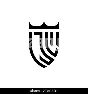 JL Luxury initial logo letters in high quality professional design that will print well Stock Vector