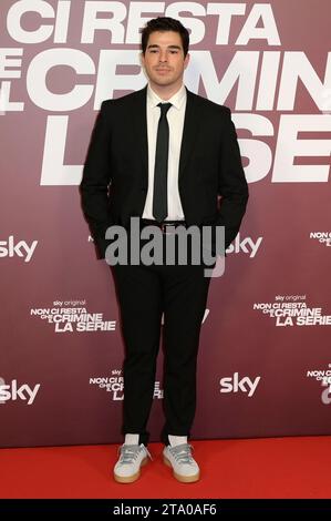 Alessio Simonetti  bei der Premiere der Sky TV-Serie 'Non ci resta che il crimine - La serie' im Space Cinema Moderno. Rom, 27.11.2023 Stock Photo