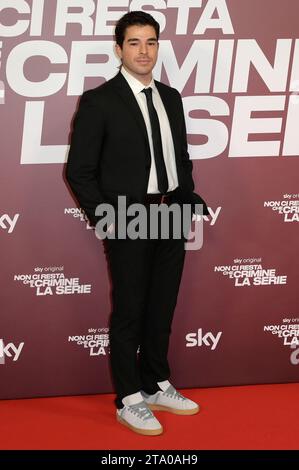 Alessio Simonetti  bei der Premiere der Sky TV-Serie 'Non ci resta che il crimine - La serie' im Space Cinema Moderno. Rom, 27.11.2023 Stock Photo