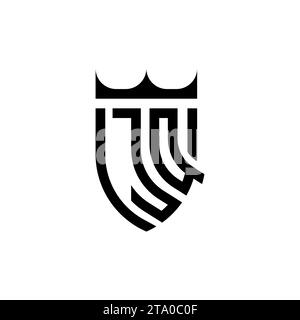 JQ Luxury initial logo letters in high quality professional design that will print well Stock Vector