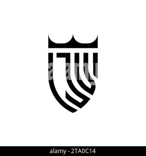 JV Luxury initial logo letters in high quality professional design that will print well Stock Vector
