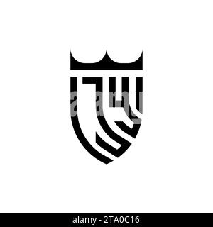 JY Luxury initial logo letters in high quality professional design that will print well Stock Vector