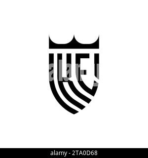 KE Luxury initial logo letters in high quality professional design that will print well Stock Vector