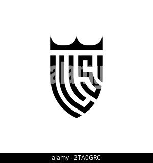 LS Luxury initial logo letters in high quality professional design that will print well Stock Vector