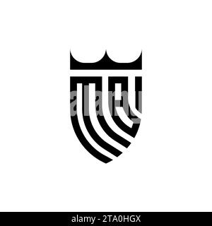 MB Luxury initial logo letters in high quality professional design that will print well Stock Vector