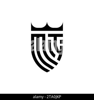 MI Luxury initial logo letters in high quality professional design that will print well Stock Vector