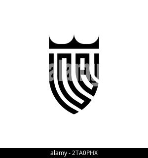 OB Luxury initial logo letters in high quality professional design that will print well Stock Vector