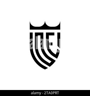 OE Luxury initial logo letters in high quality professional design that will print well Stock Vector