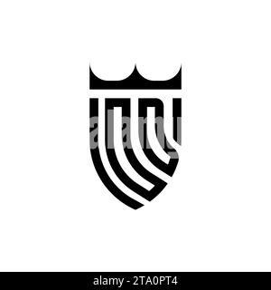 OD Luxury initial logo letters in high quality professional design that will print well Stock Vector