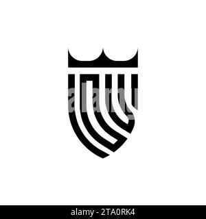 OV Luxury initial logo letters in high quality professional design that will print well Stock Vector