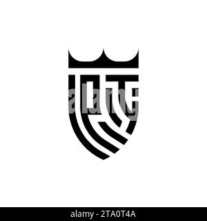 PI Luxury initial logo letters in high quality professional design that will print well Stock Vector