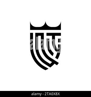 QI Luxury initial logo letters in high quality professional design that will print well Stock Vector