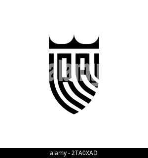 RA Luxury initial logo letters in high quality professional design that will print well Stock Vector