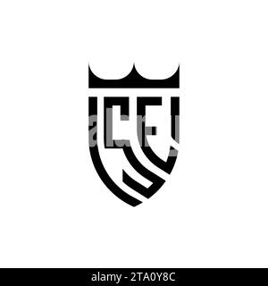 SE Luxury initial logo letters in high quality professional design that will print well Stock Vector