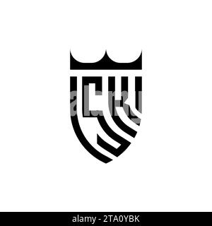SK Luxury initial logo letters in high quality professional design that will print well Stock Vector