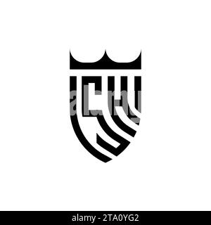 SH Luxury initial logo letters in high quality professional design that will print well Stock Vector