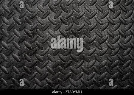 Soft black sport soft pattern background. Clean durable plastic surface Stock Photo