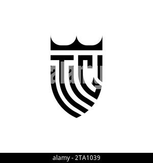 TC Luxury initial logo letters in high quality professional design that will print well Stock Vector