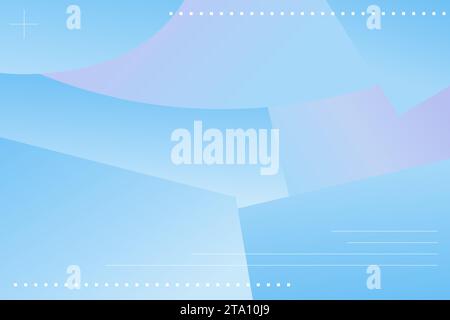 Modern trend smooth gradient background. Modern business abstract shapes - blue backdrop for presentation or website. Minimal background. Stock Vector