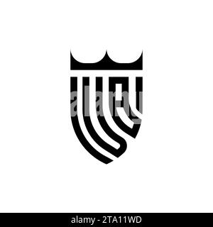 VB Luxury initial logo letters in high quality professional design that will print well Stock Vector