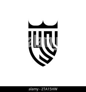 YO Luxury initial logo letters in high quality professional design that will print well Stock Vector