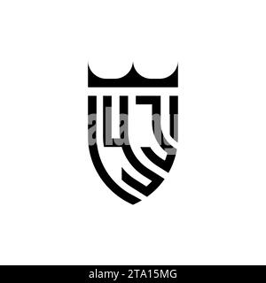 YJ Luxury initial logo letters in high quality professional design that will print well Stock Vector