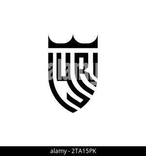 YR Luxury initial logo letters in high quality professional design that will print well Stock Vector