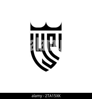 YP Luxury initial logo letters in high quality professional design that will print well Stock Vector