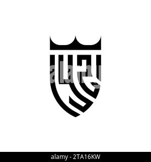 YZ Luxury initial logo letters in high quality professional design that will print well Stock Vector