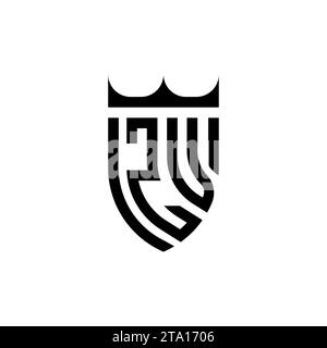 ZV Luxury initial logo letters in high quality professional design that will print well Stock Vector