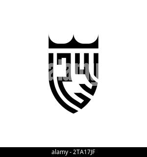 ZY Luxury initial logo letters in high quality professional design that will print well Stock Vector