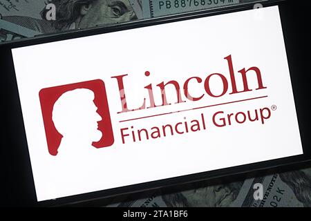 Lincoln Financial Group (Lincoln National Corporation, LNC) editorial. Lincoln Financial Group is the insurance and asset management company Stock Photo