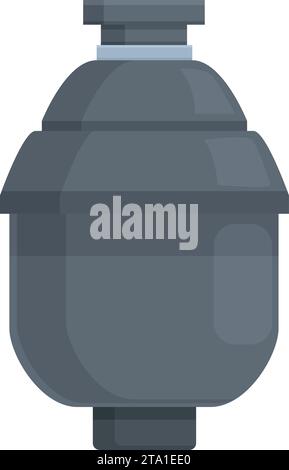 Food waste disposer container icon cartoon vector. Recycle bin ...