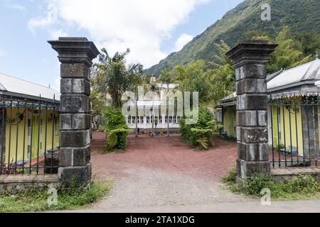 Estate in the village of Hell-Bourg, Reunion Island, France. Stock Photo