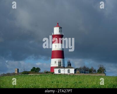 Happisburgh Light House Norfolk UK December Stock Photo