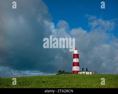 Happisburgh Light House Norfolk UK December Stock Photo