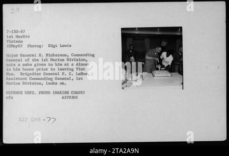 General H. Nickerson, Commanding General of the 1st Marine Division ...