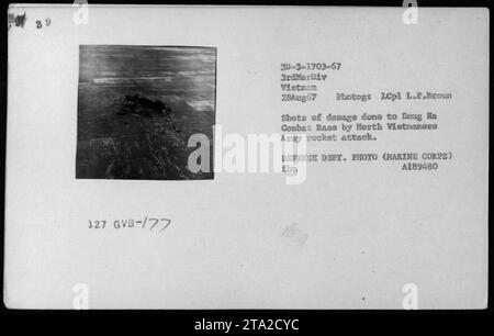 On August 28, 1967, a rocket attack caused a fire at Long Ha el Dump in ...