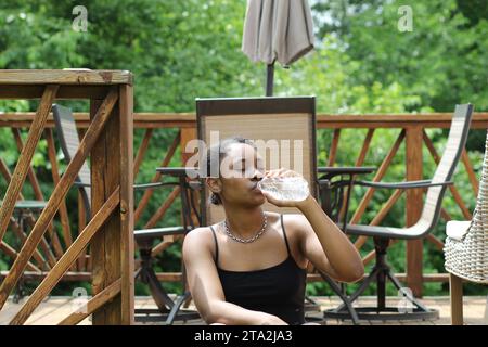 Girl Teen With Drink Water Bottle For Suggest To Drinking Water And Recycle  PET Plastic Garbage Stock Photo, Picture and Royalty Free Image. Image  134269532.